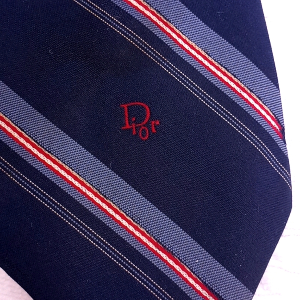Christian Dior Silk Tie - Picture 2 of 5
